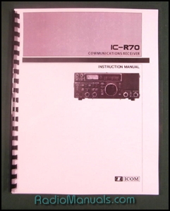 Icom IC-R70 Instruction Manual - Click Image to Close